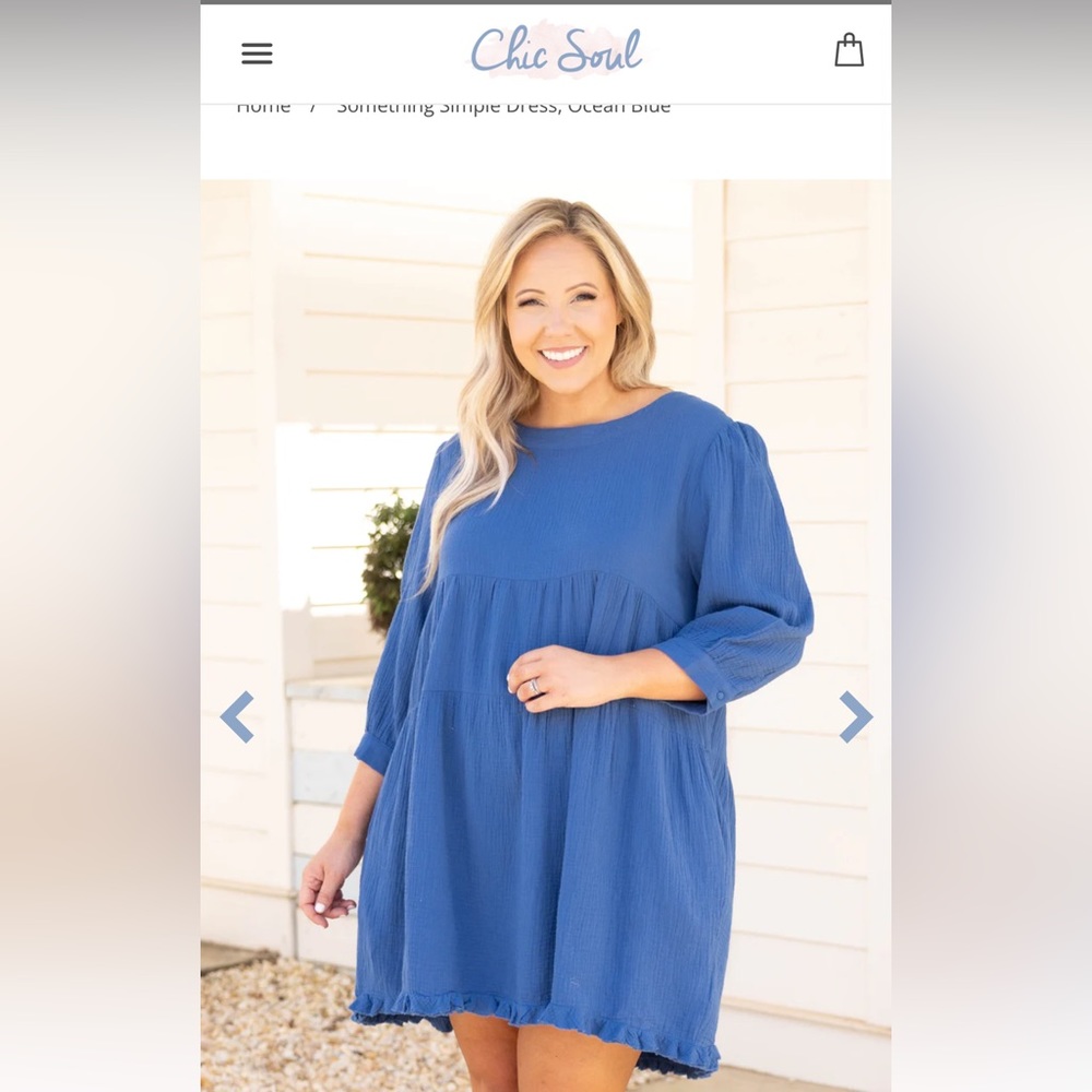 Umgee Something Simple Dress - New
